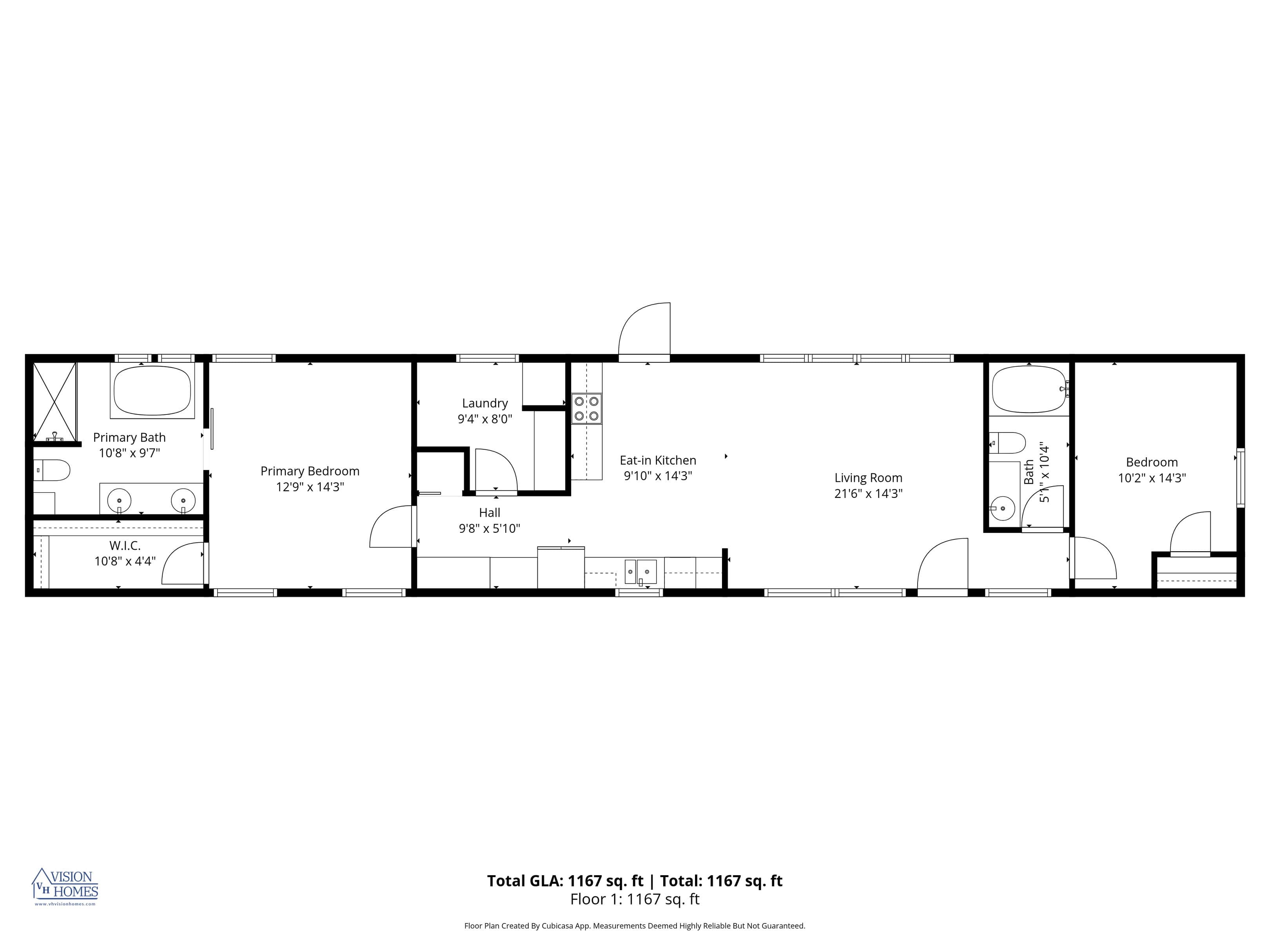 The keystone floor plan home features