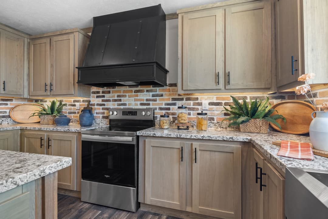 The cedar creek kitchen home features