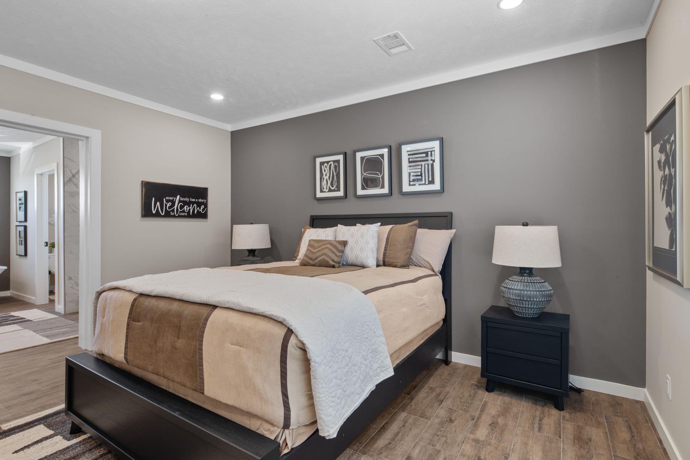 The hangout bedroom home features