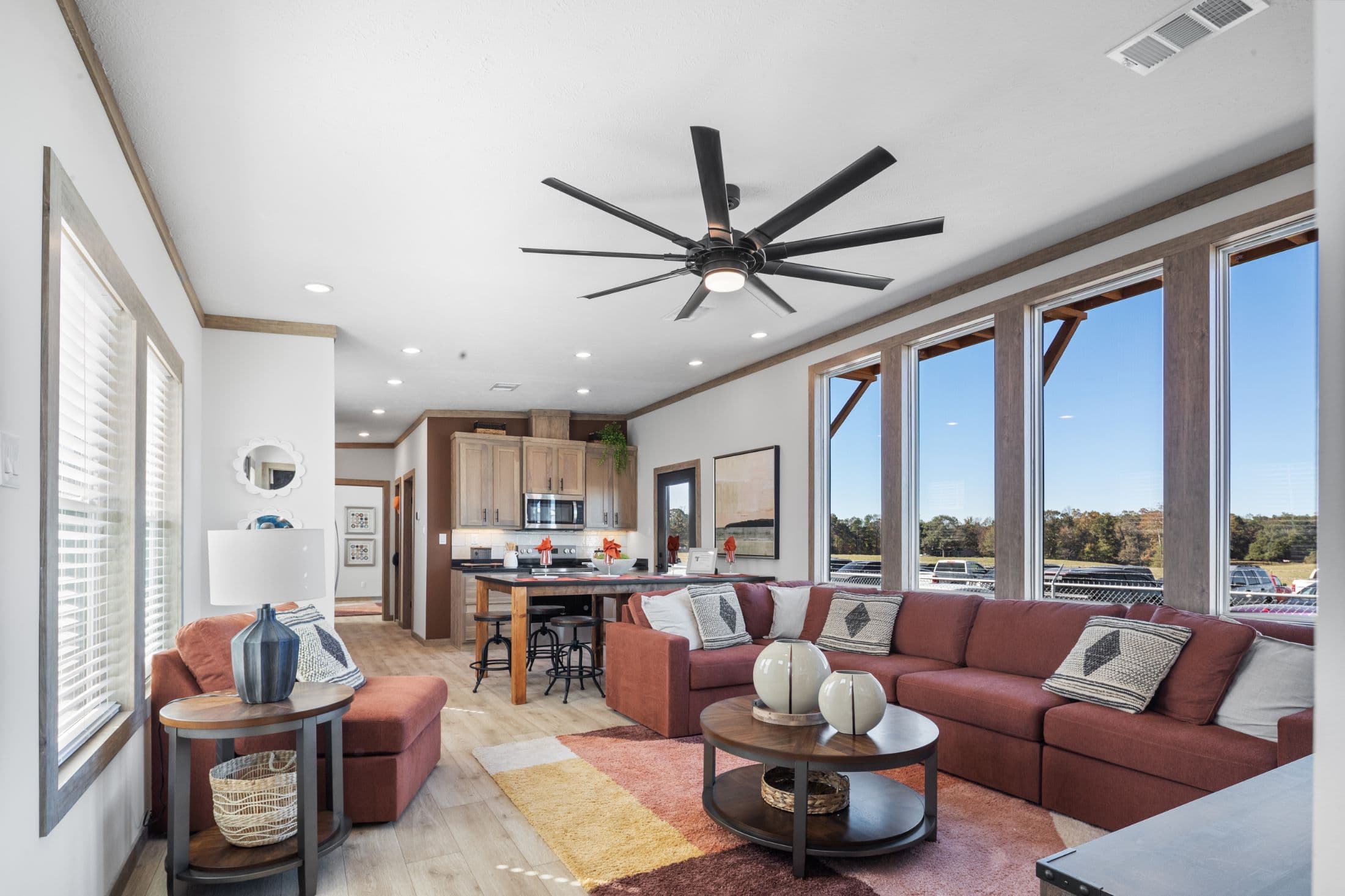 The keystone interior home features