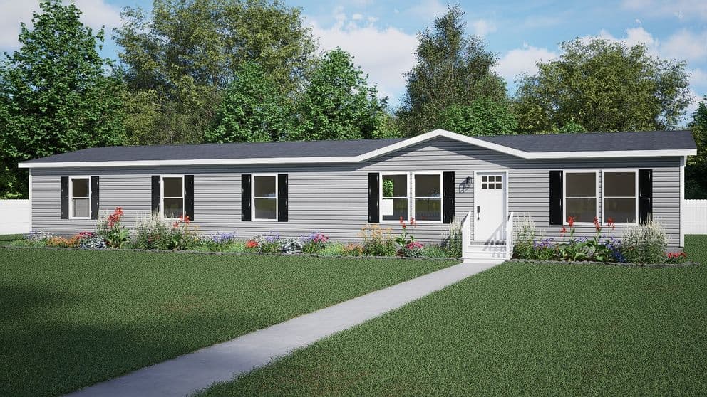 Sevier elevation and exterior home features