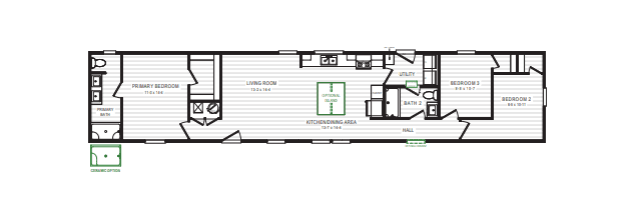 Corbin floor plan home features