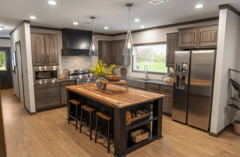 The keep kitchen home features