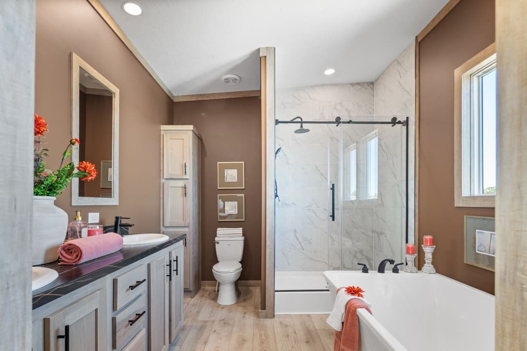 The keystone bathroom home features