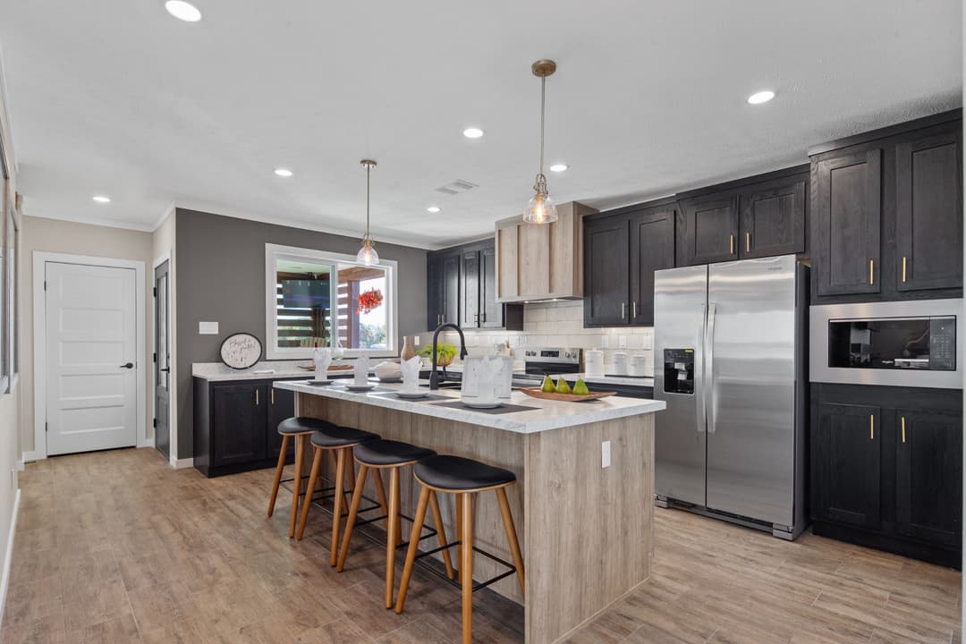 The hangout kitchen home features