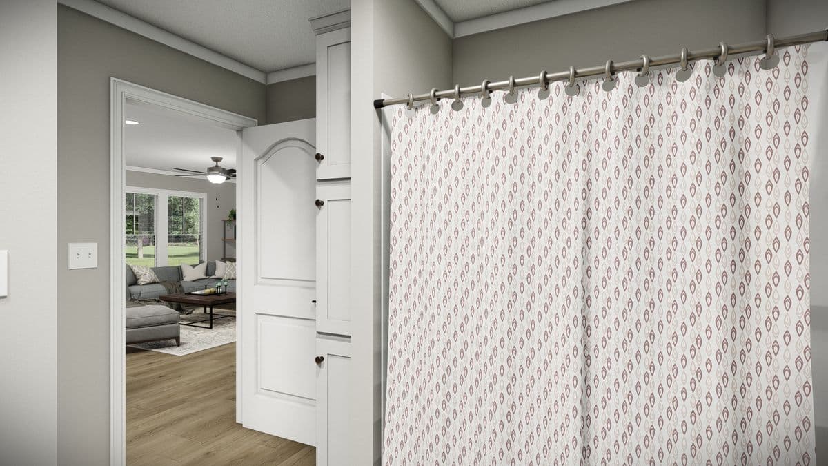 The washington bathroom home features