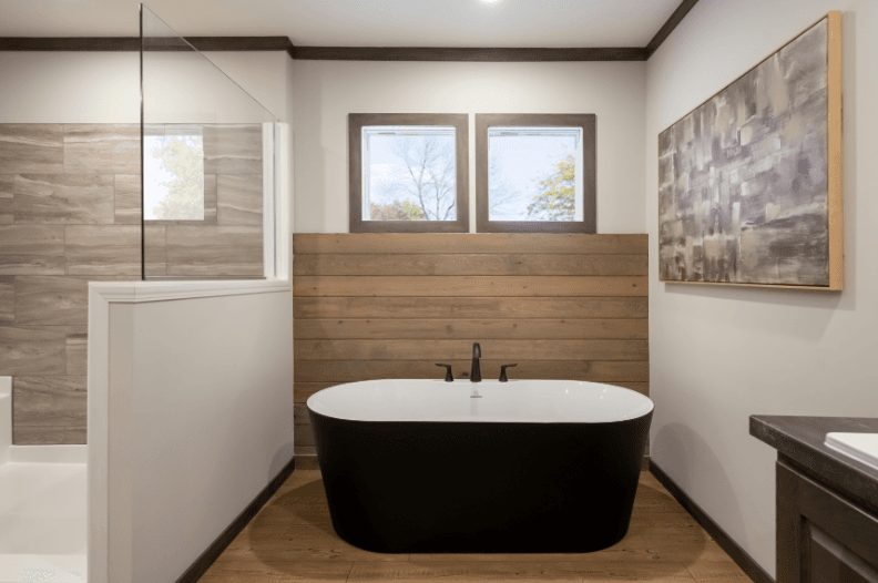 The keep bathroom home features