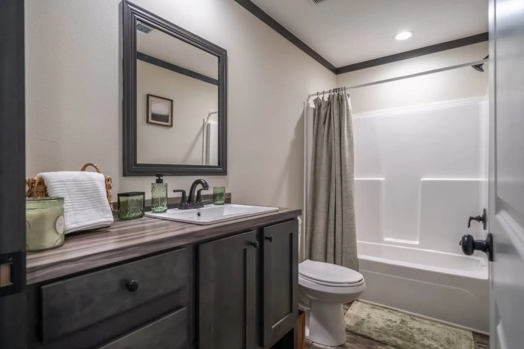 Baby boujee bathroom home features