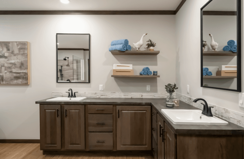 The keep bathroom home features