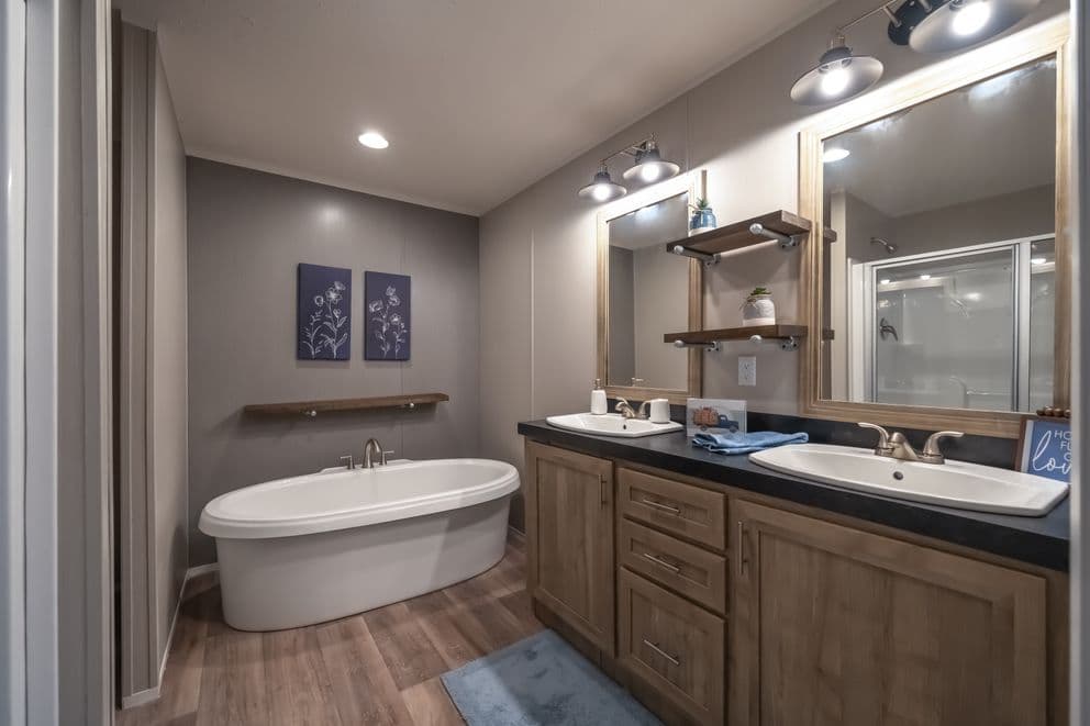 The fusion 48f bathroom home features