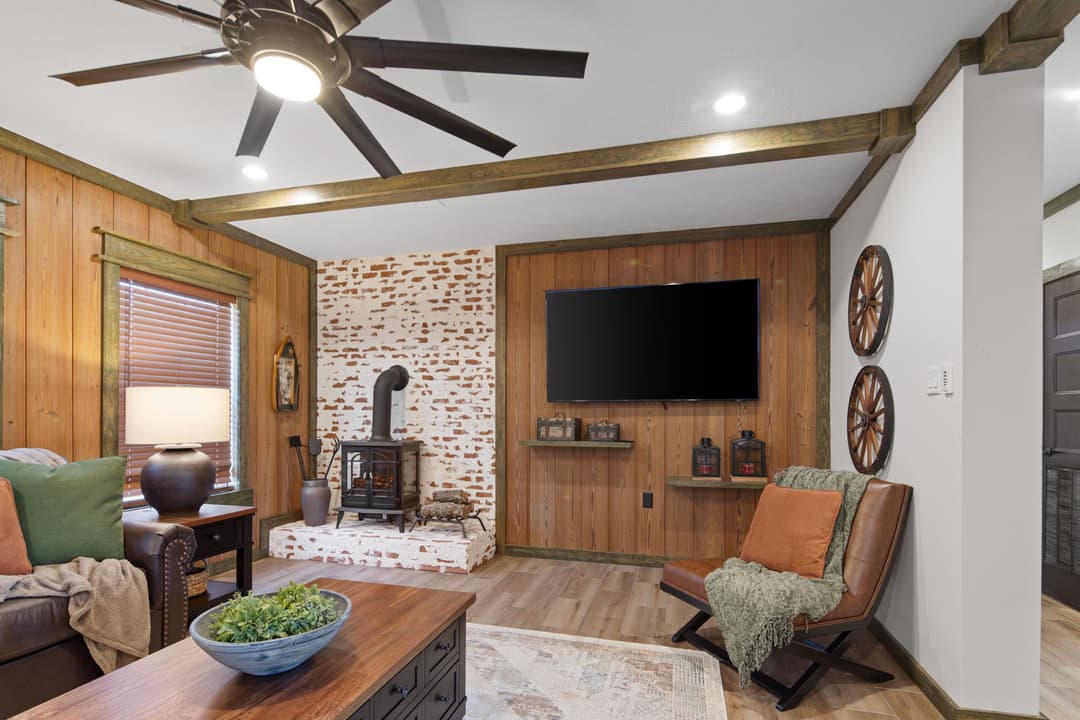 The low country interior home features