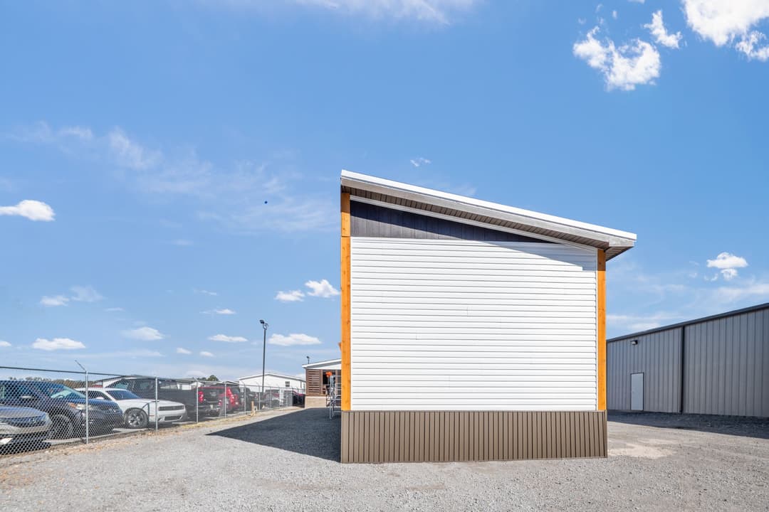 The keystone exterior home features