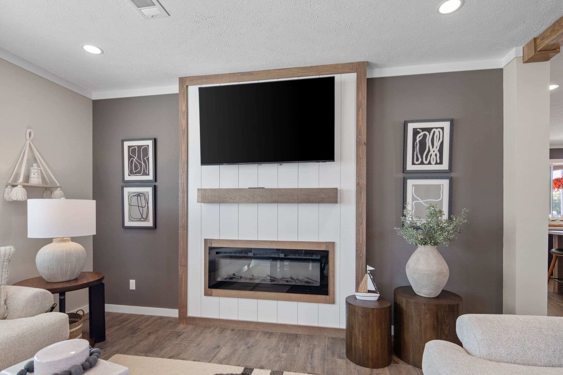 The hangout interior home features