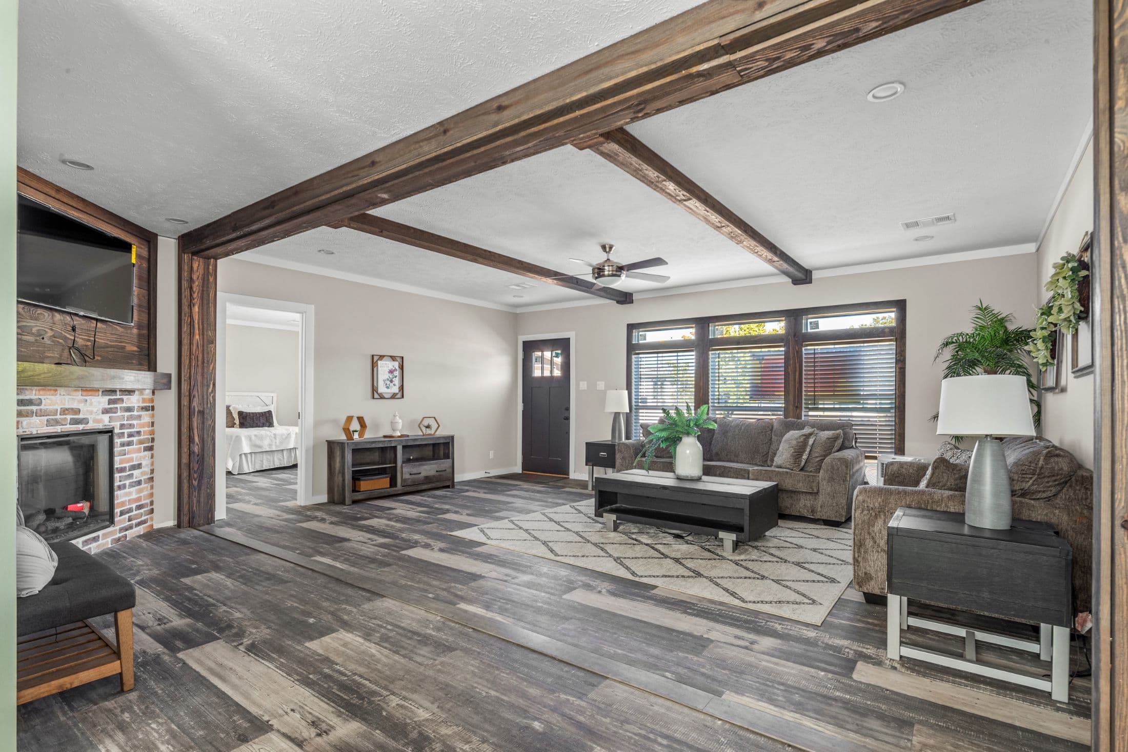 The azalea interior home features