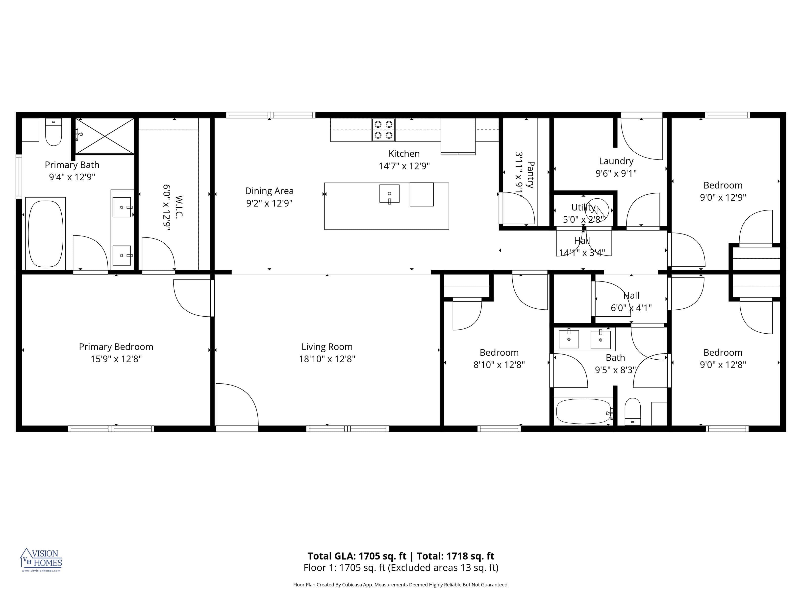 Birdie (inventory) floor plan home features