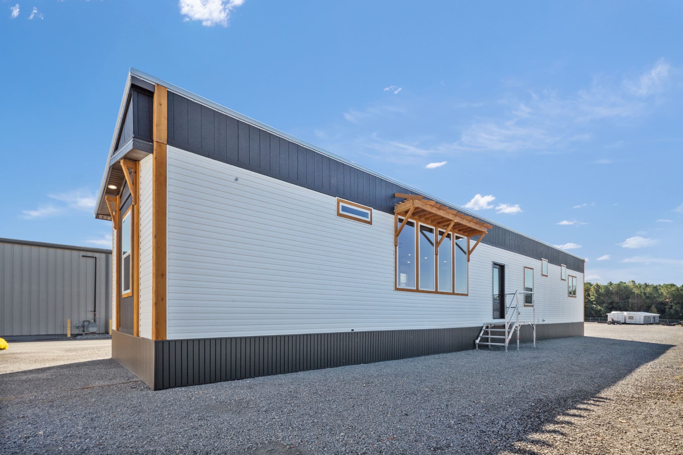 The keystone exterior home features