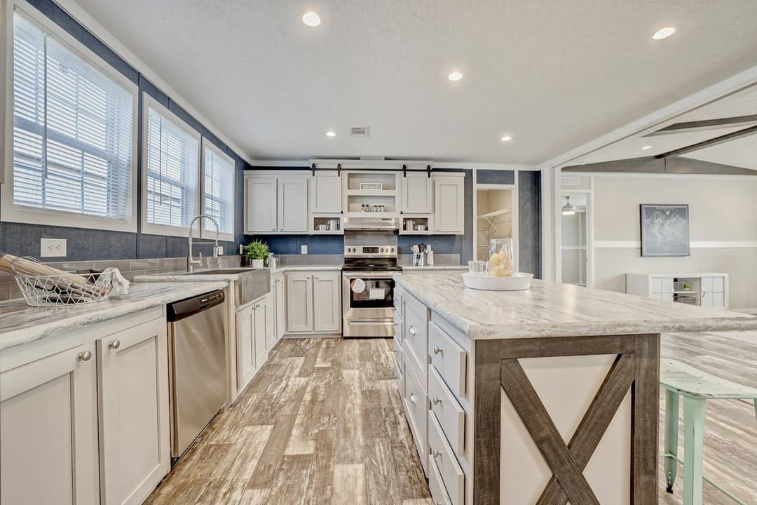 The chipper kitchen home features