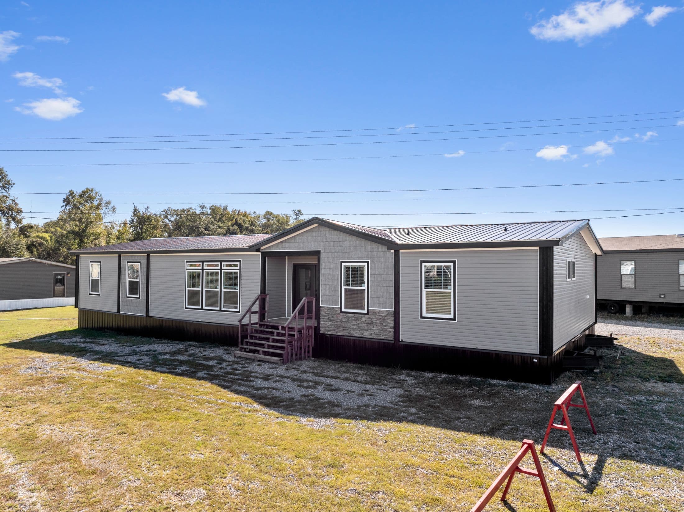 The twin creek exterior home features
