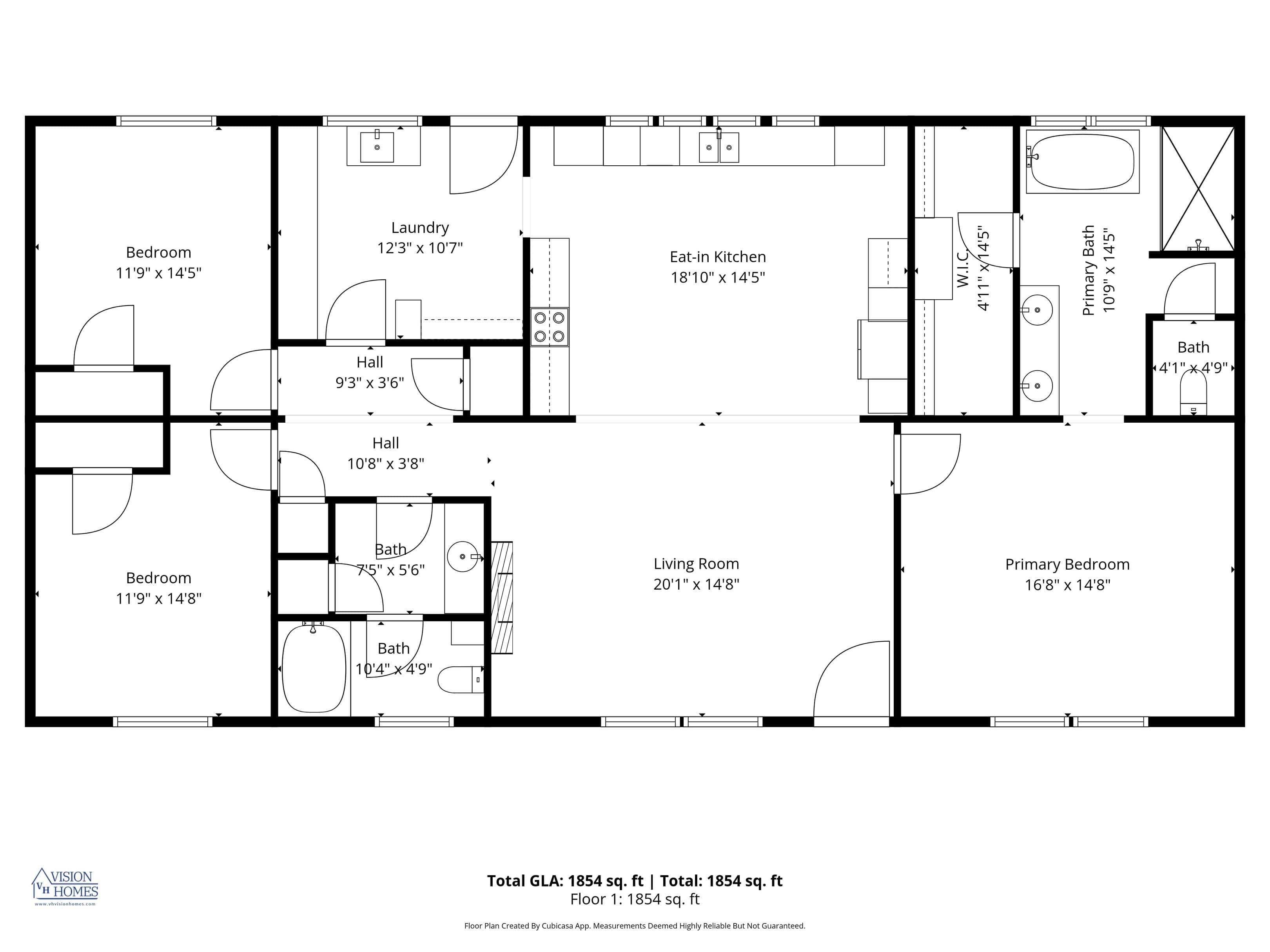 The little creek floor plan home features