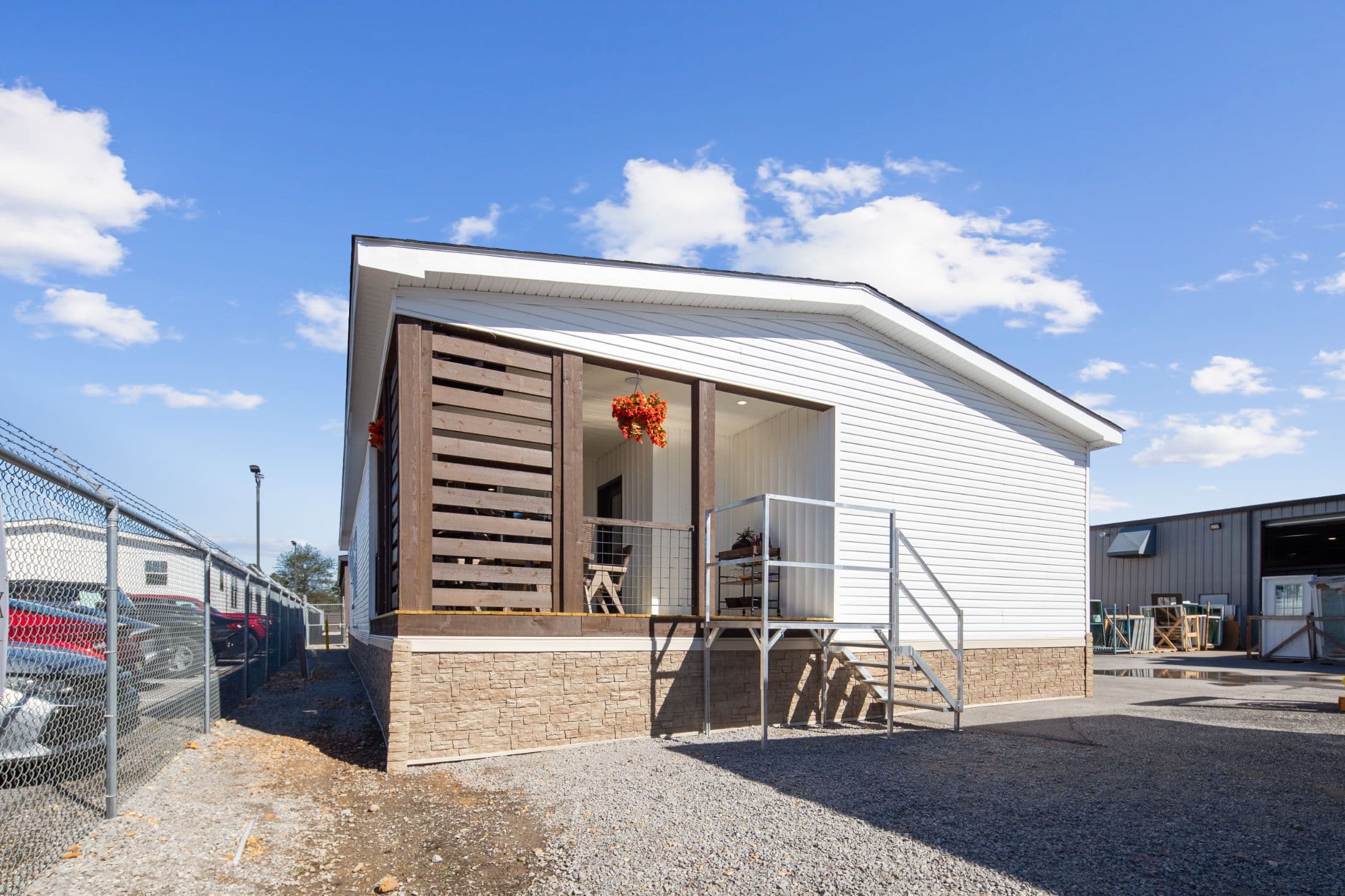 The hangout exterior home features