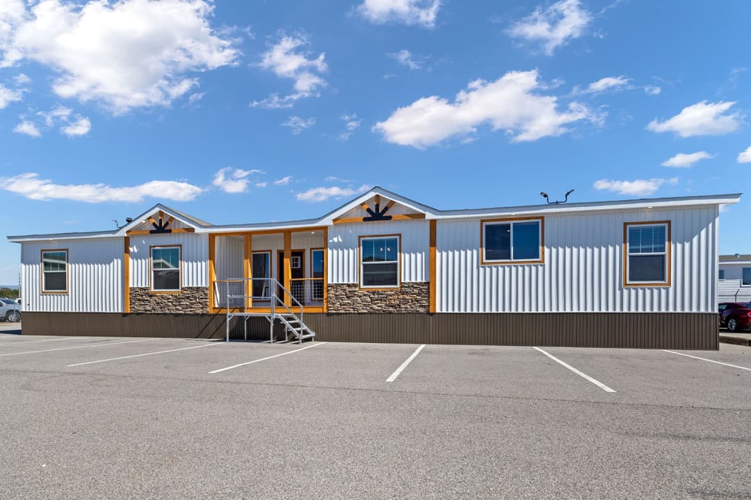 The cedar creek exterior home features