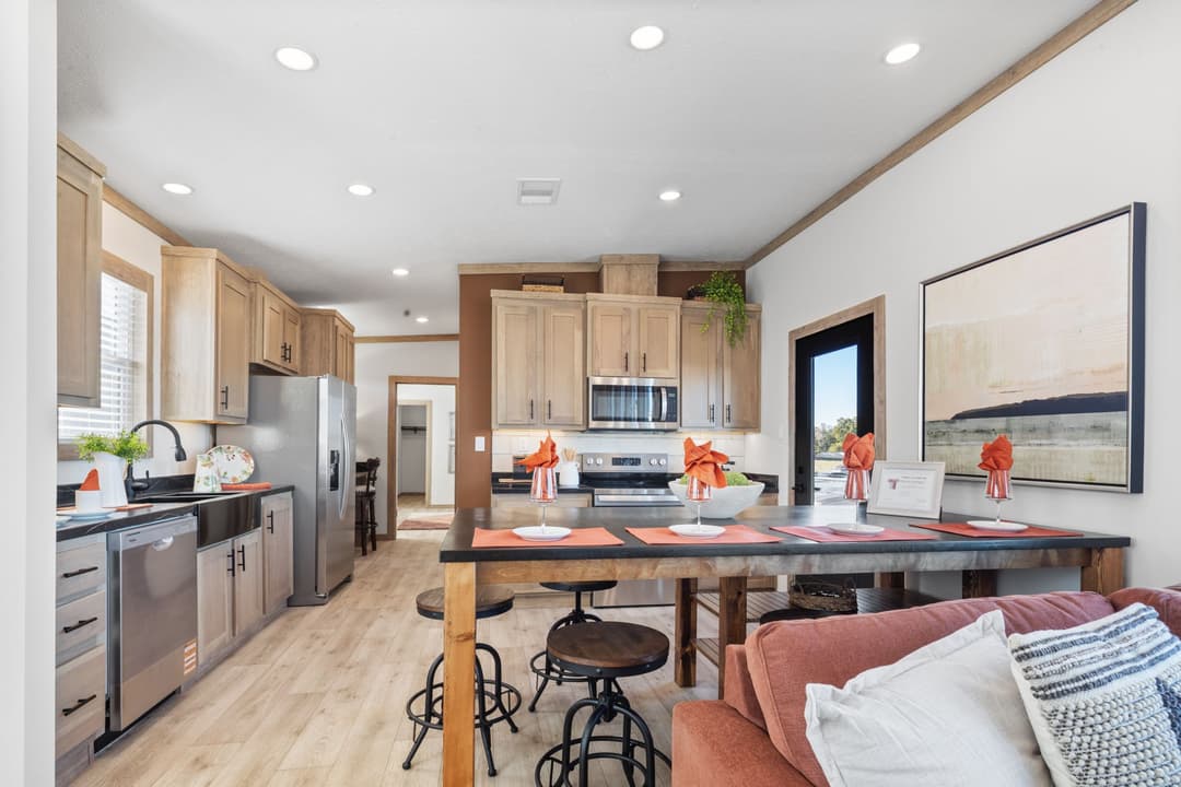 The keystone interior home features