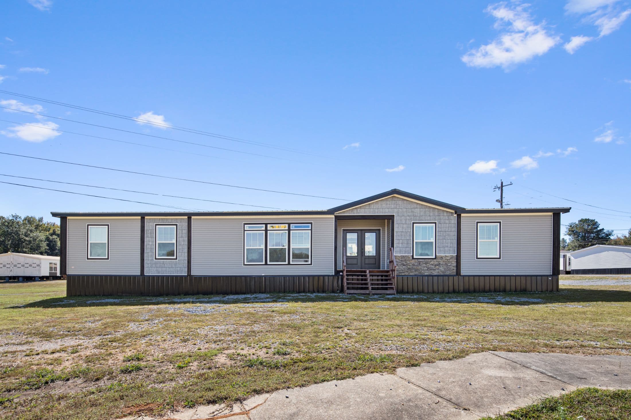 The twin creek exterior home features