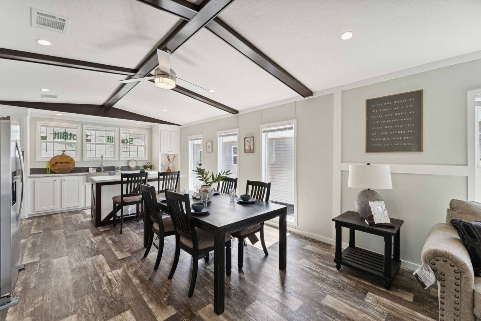 The maddux interior home features