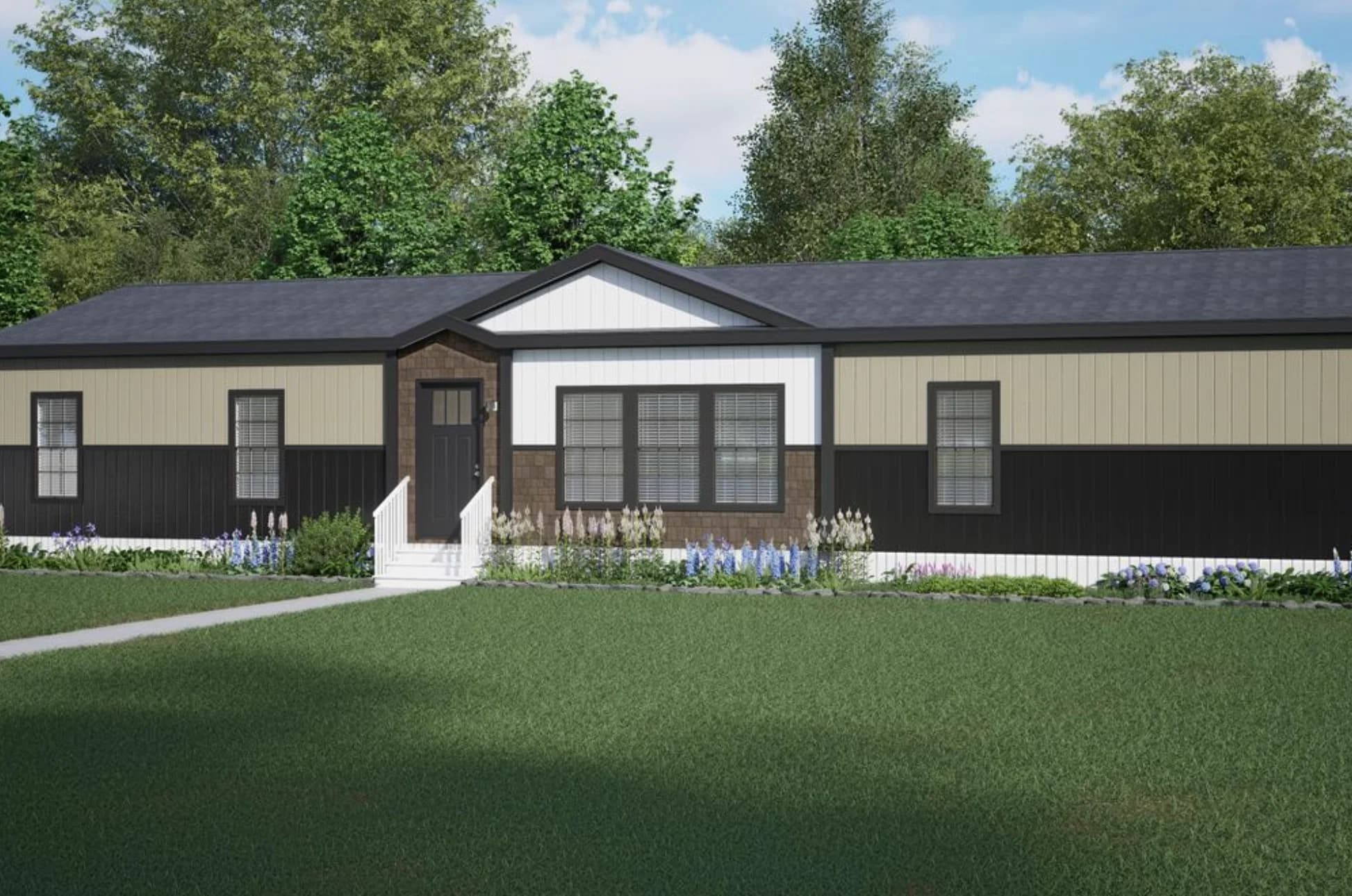 The mclemore hero, elevation, and exterior home features