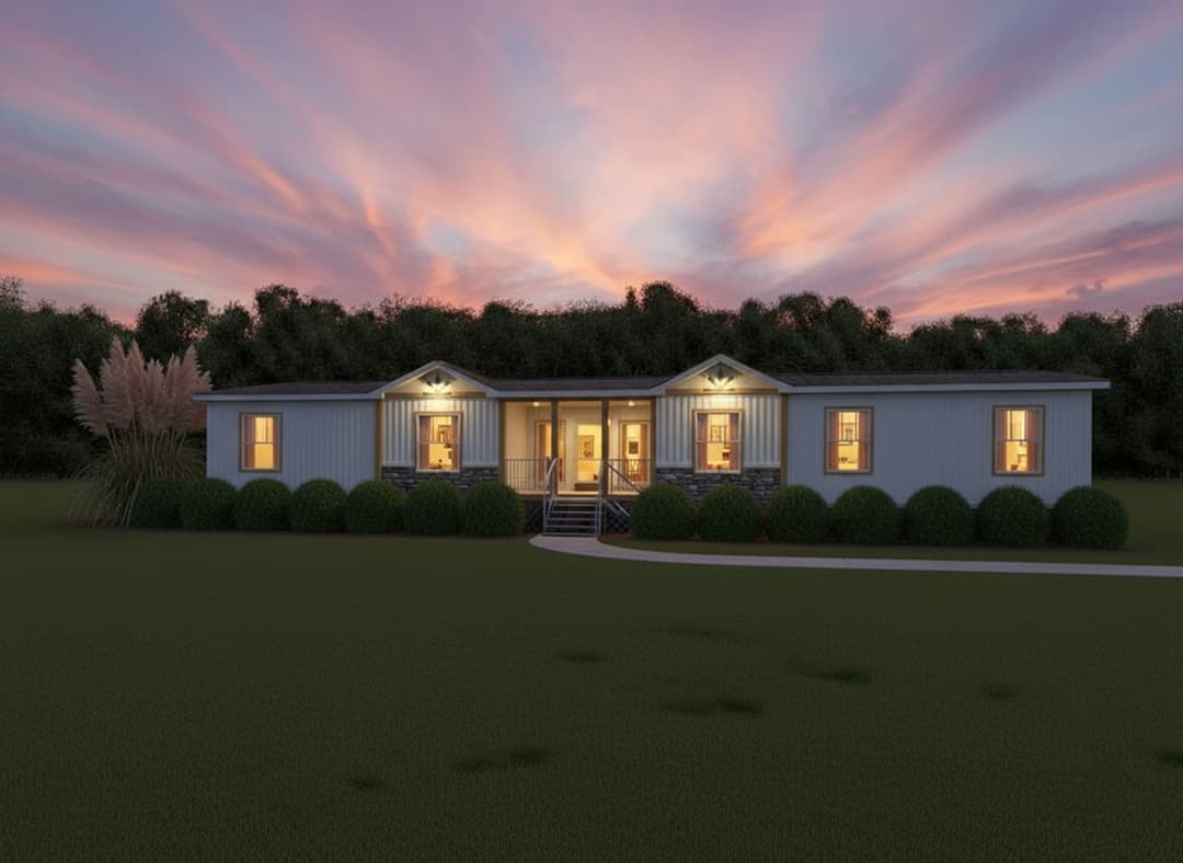 The cedar creek hero and exterior home features