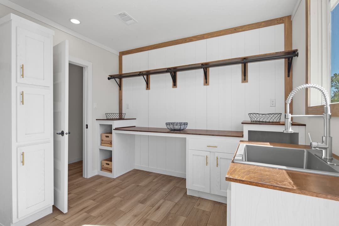 The twin creek interior home features