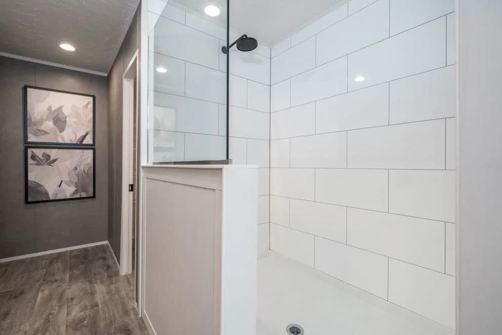 The fusion 3260 bathroom home features