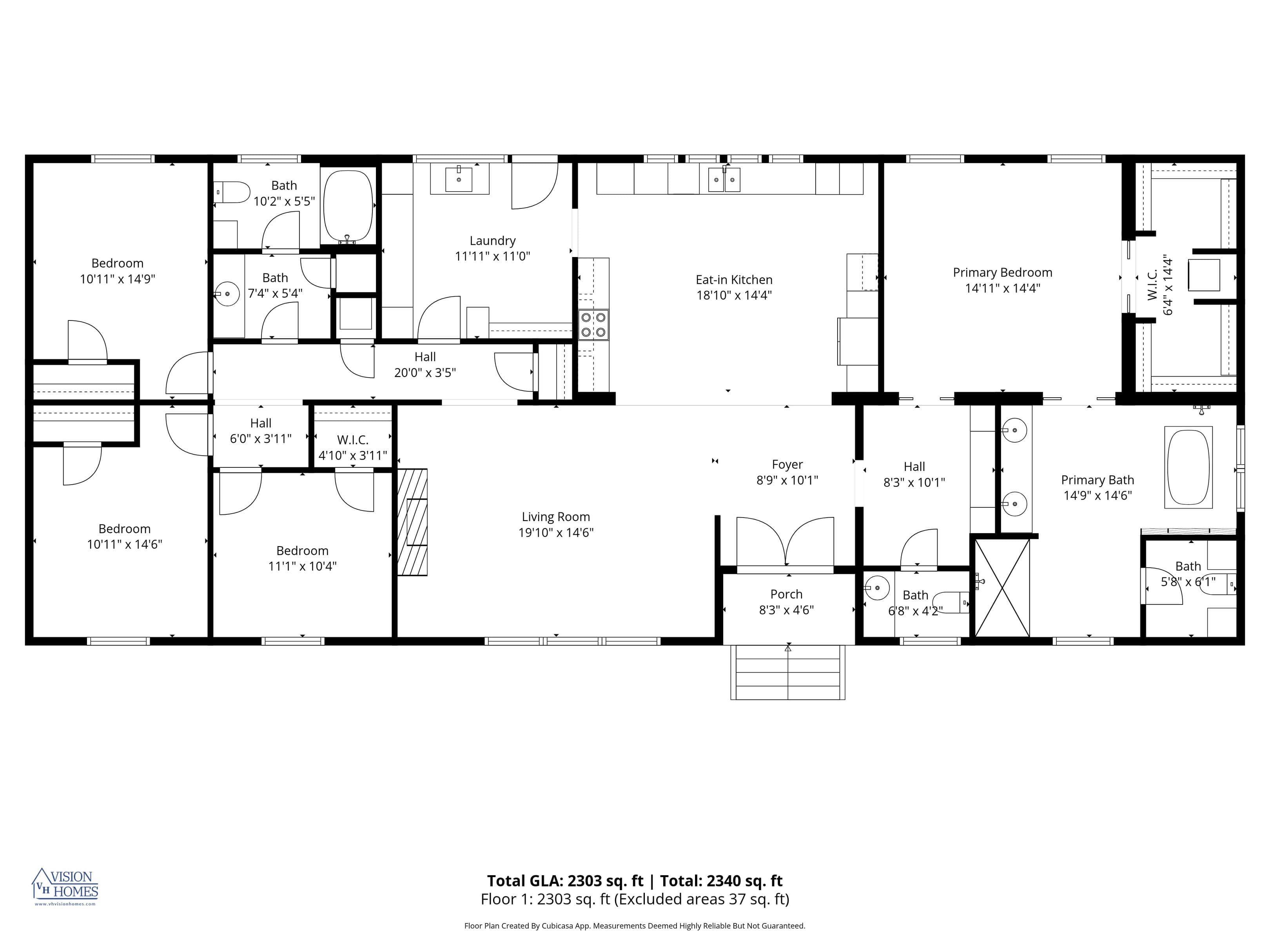The twin creek floor plan home features