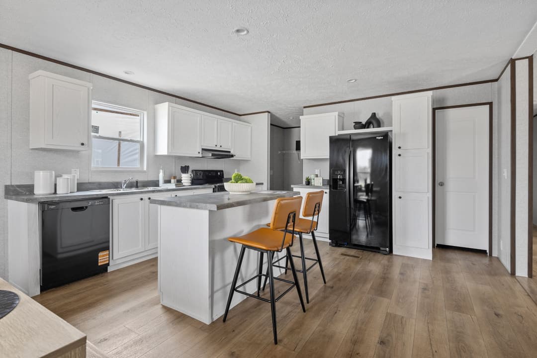 The porch model 3252 kitchen home features