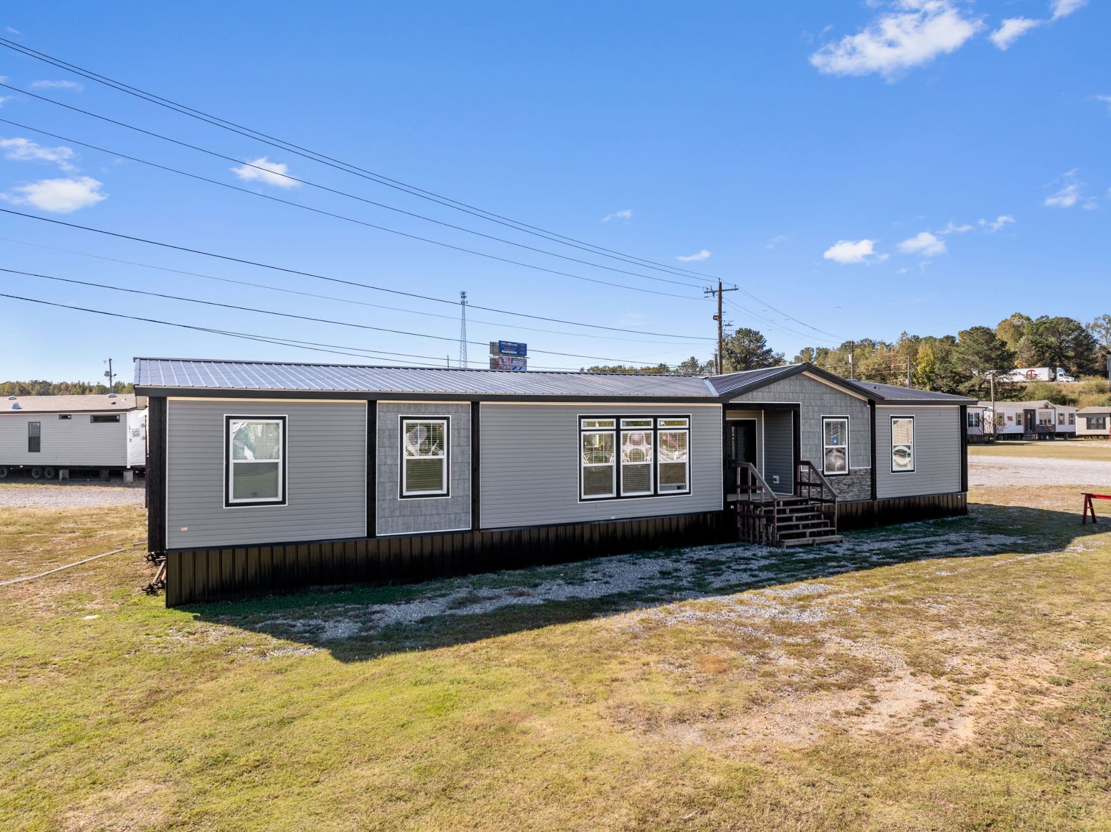 The twin creek exterior home features