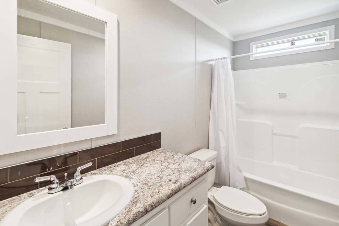 The justice bathroom home features