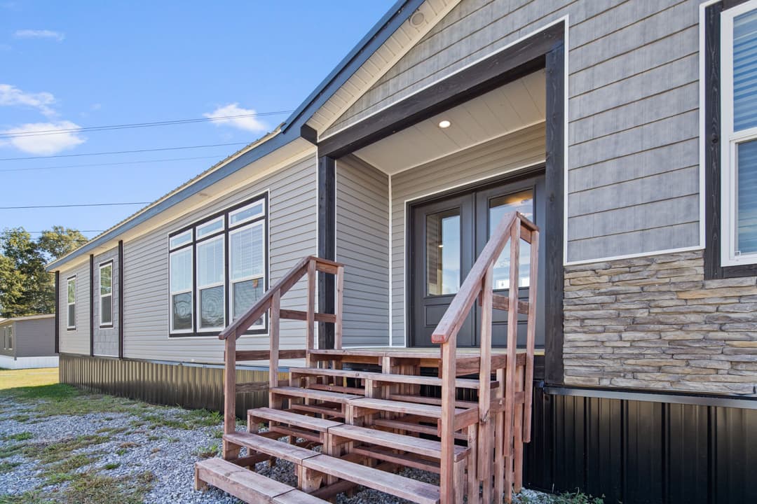 The twin creek exterior home features