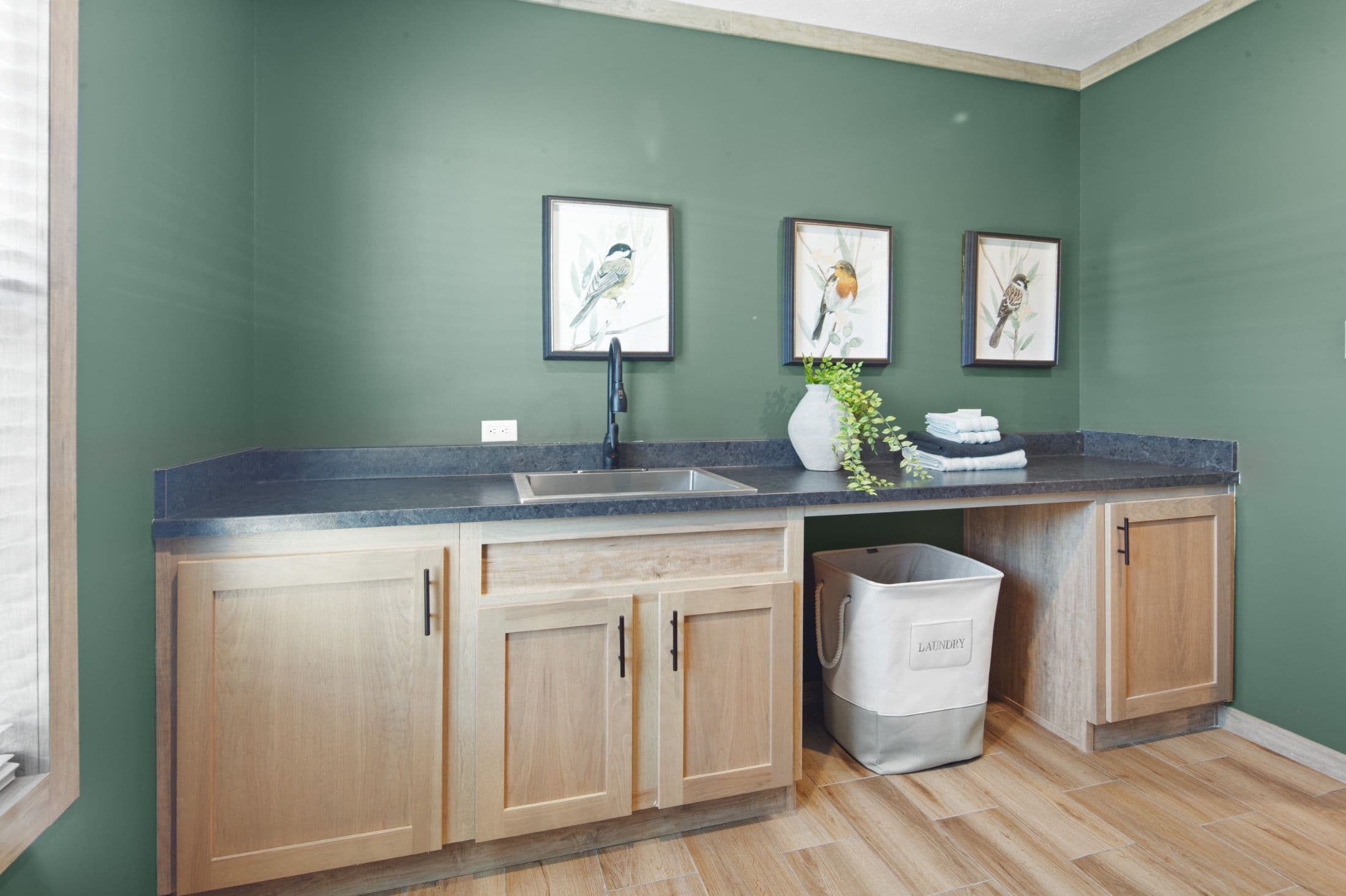 The low country interior home features