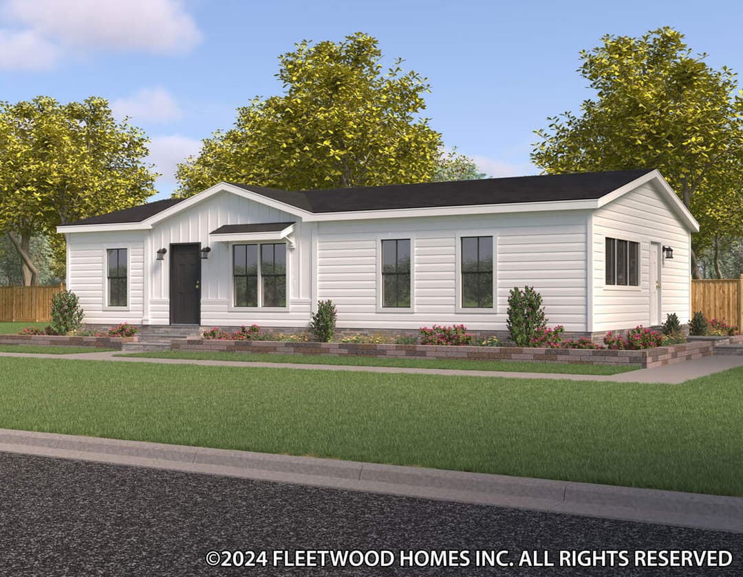 Pegasus 28483h elevation, hero, and exterior home features