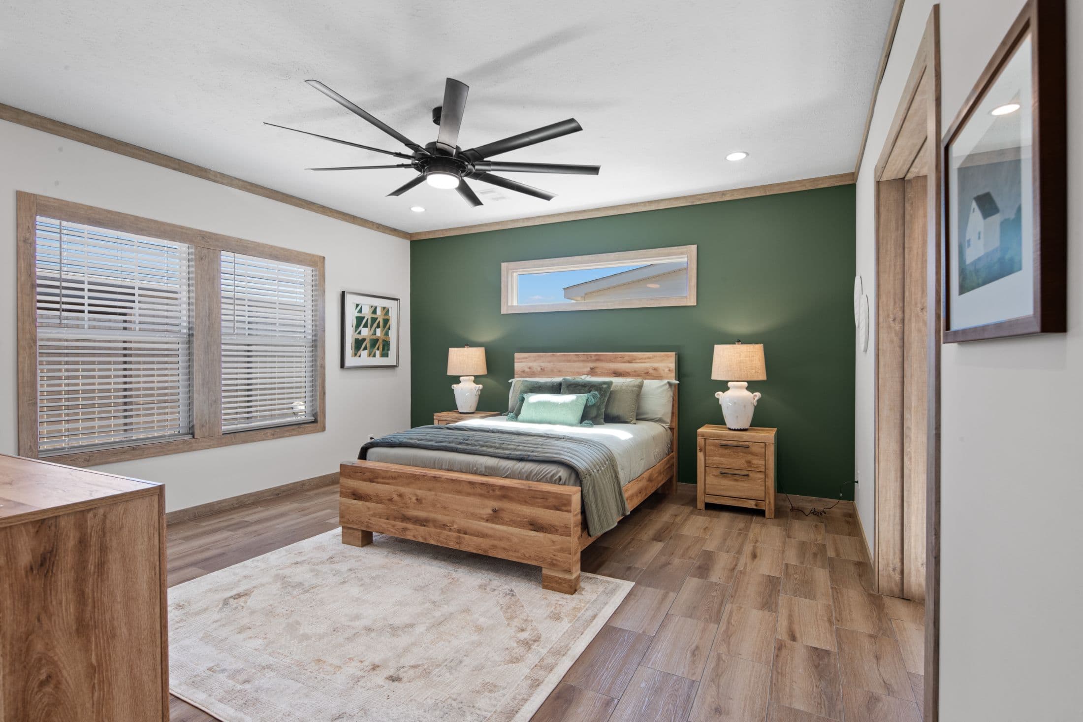 The low country bedroom home features